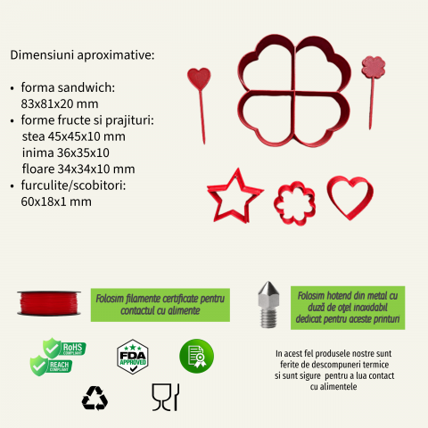 Forma pentru sandwichuri Trifoi [6]