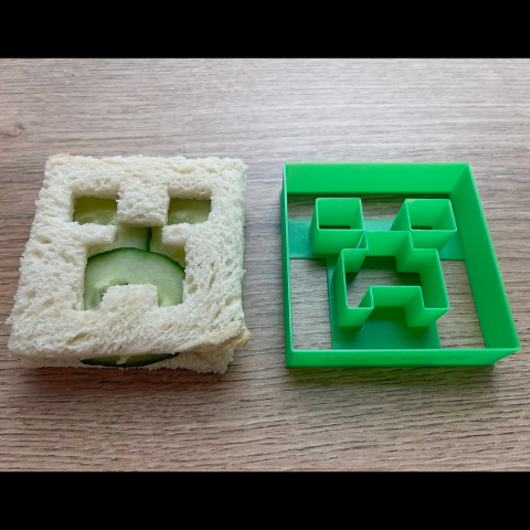 Forma pentru sandwichuri Minecraft Creeper [2]