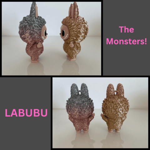 Labubu, rolling eyes, figurina tip fidget [4]