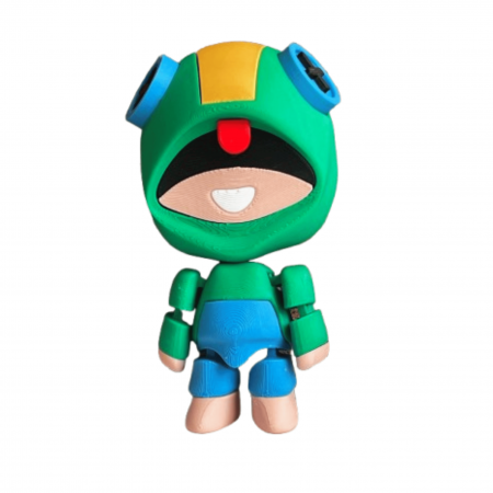 Brawl Stars - Leon, figurina articulata tip fidget inspirata din Brawl Stars