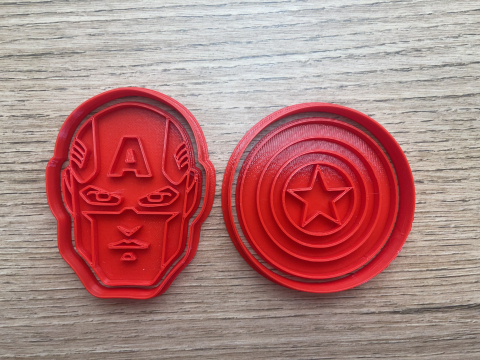 Set 2 forme de prajituri Captain America [4]