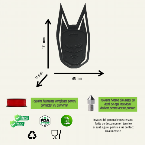 Forma de prajituri Batman [4]