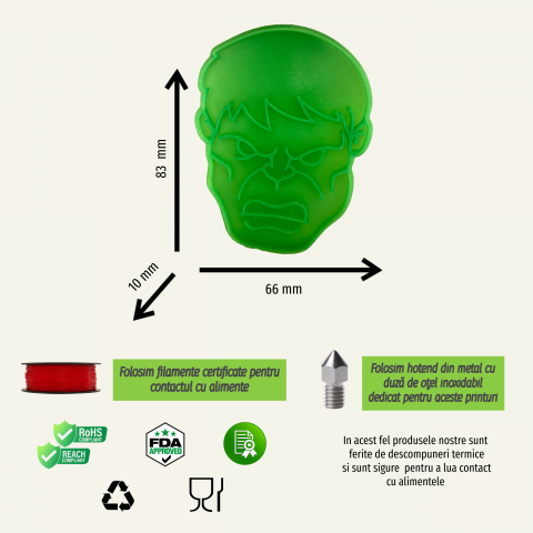 Forma de prajituri Hulk [3]