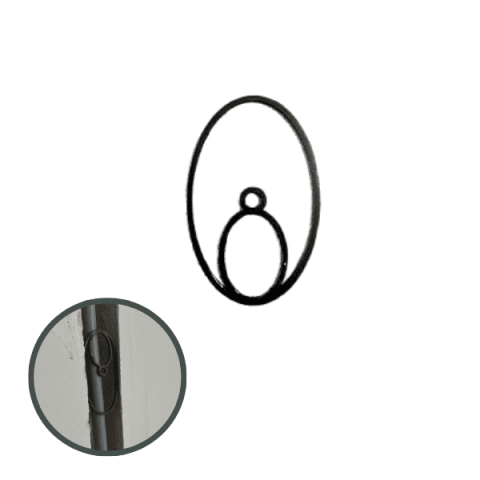 Home & Deco - Set 25 cleme fixare cablu si copex pentru santuri largi 35–53 mm