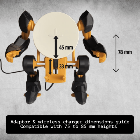 Suport Exo pentru incarcator wireless universal, accesoriu compatibil cu suportul de telefon Exo [2]