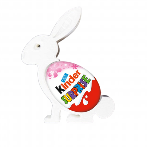 Home & Deco - Suport pentru oua de ciocolata Kinder, iepuras