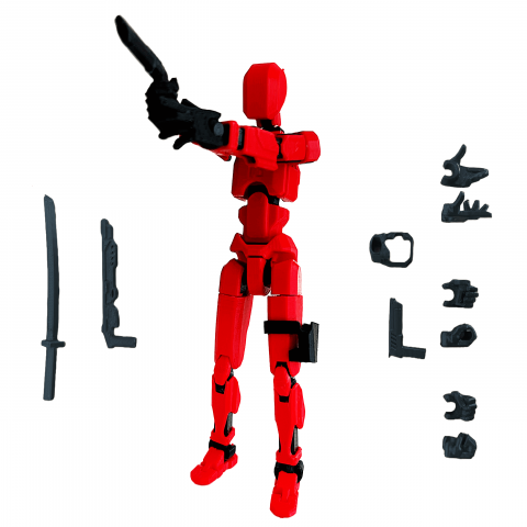 Trenduri - Titan 13, robot tip figurina articulata