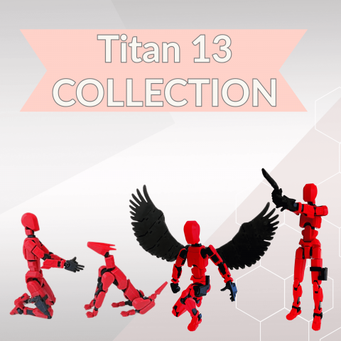 Titan 13, robot tip figurina articulata, cu accesorii si aripi [7]