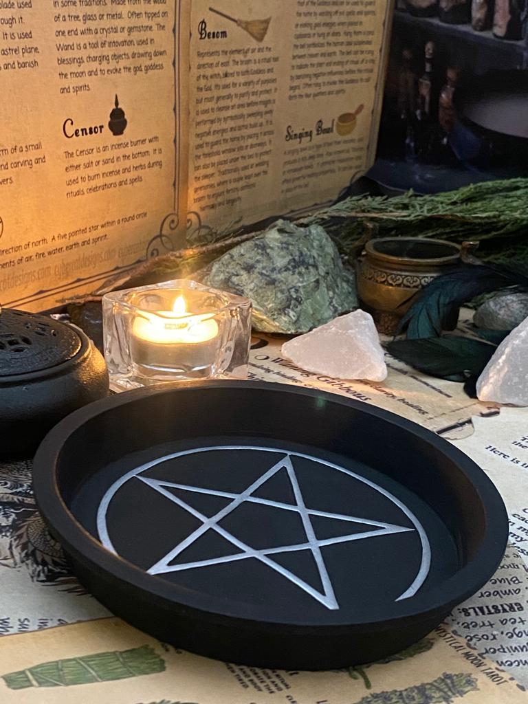 suport pentagramă beton altar protecție etalare [1]