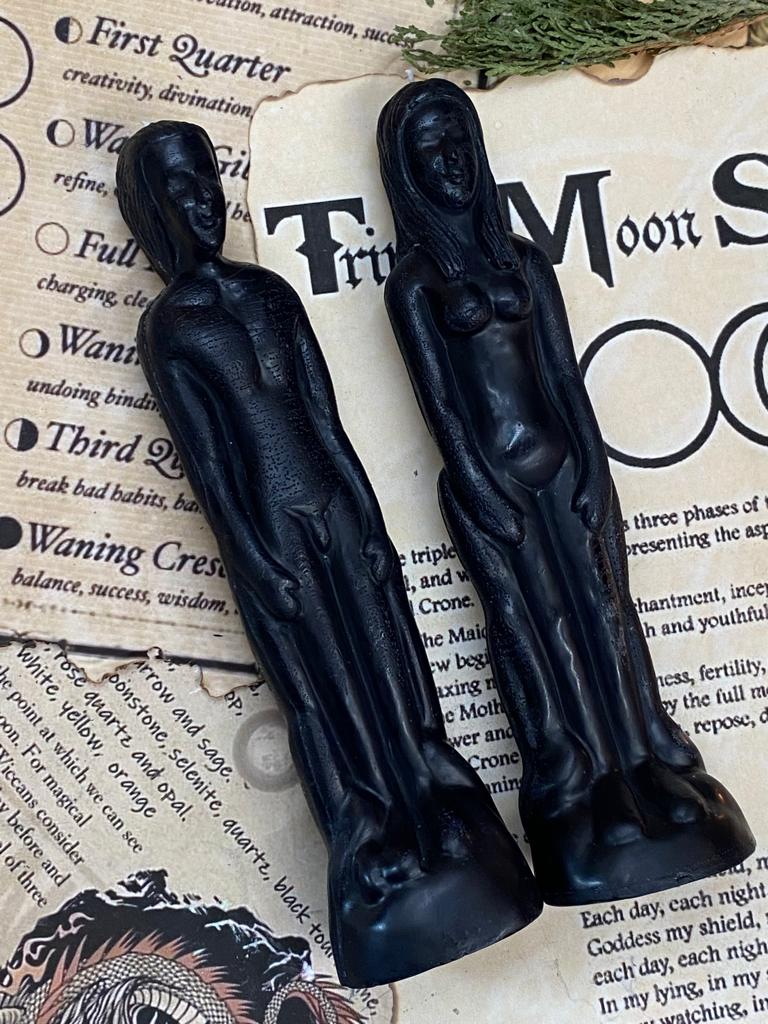 lumânare neagră figurine cuplu despărțire dezlegare-lumanare neagra ritual barbat femeie-lumanari magie-lumanare neagra vraja-ezoteric-occult shop [2]