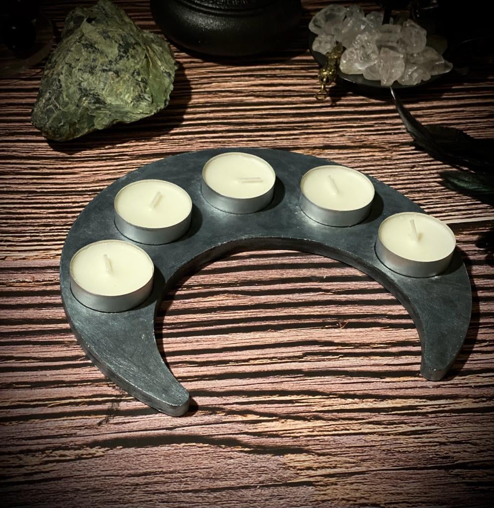 suport semilună 5 elemente altar ritualic din beton [3]