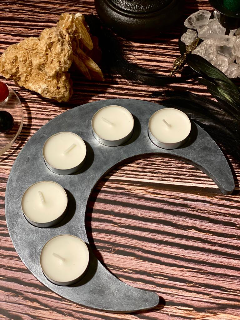 suport semilună 5 elemente altar ritualic din beton [5]