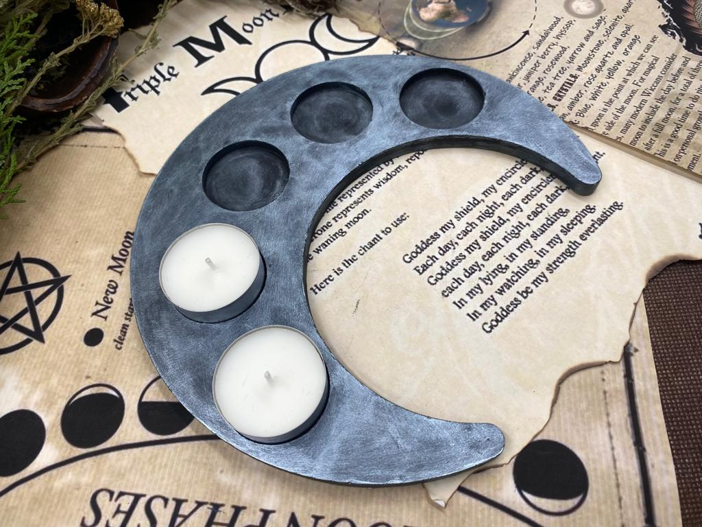 suport semilună 5 elemente altar ritualic din beton [6]