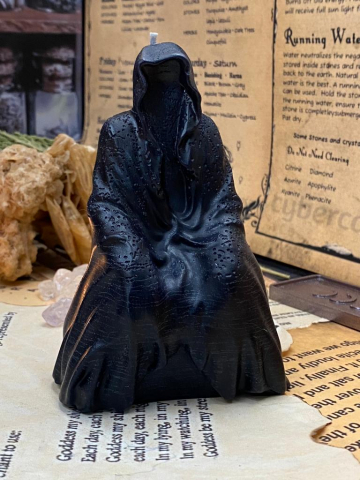 lumanare ritualica umbra veghetoare protectie energetica cu uleiuri sacre,lumanare ezoterica aparare energetica,lumanare neagra protectie, [2]