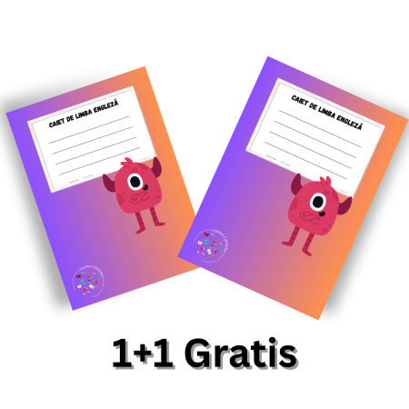 Oferte 1+1 - Ofertă 1+1 GRATIS - Caiete de engleza pentru clasele 1-4