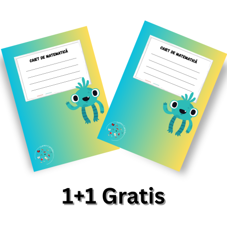 Oferte 1+1 - Ofertă 1+1 GRATIS - Caiete de matematică pentru clasele 1-4