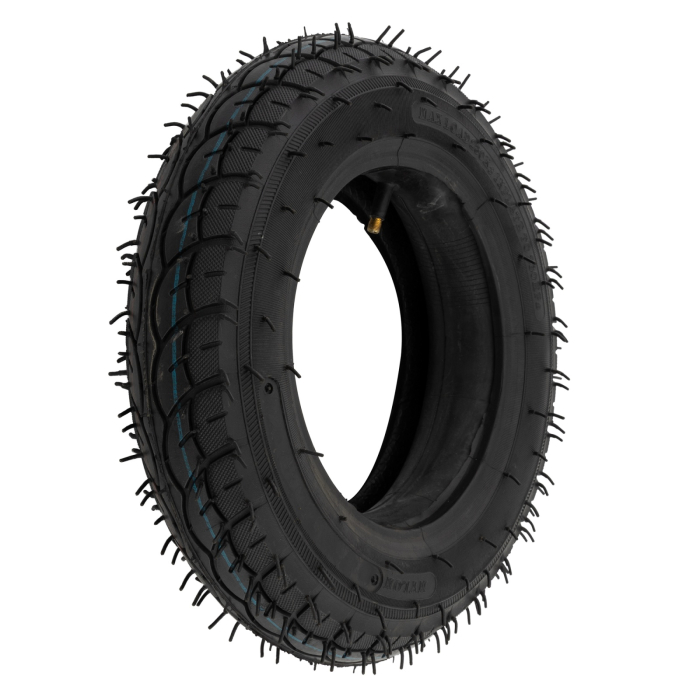 400-8 Anvelopa (cu tepi) si camera din cauciuc pentru roaba [1]