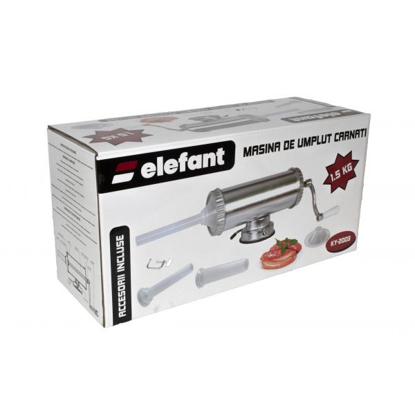Aparat de Facut Carnati Elefant KY2003, 1.5 kg, inox, Orizontal 3 palnii [5]