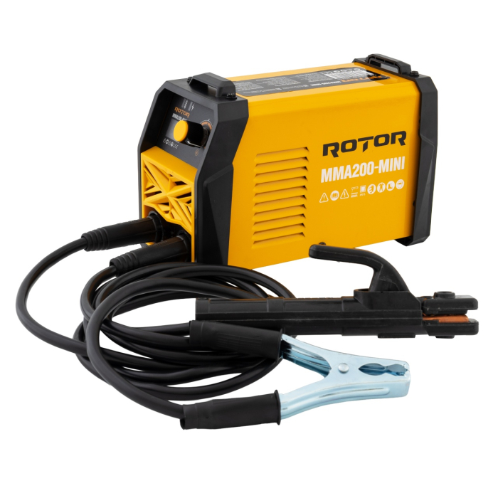 Aparat de sudura LCD Color ROTOR MMA200-MINI, 200 A [2]