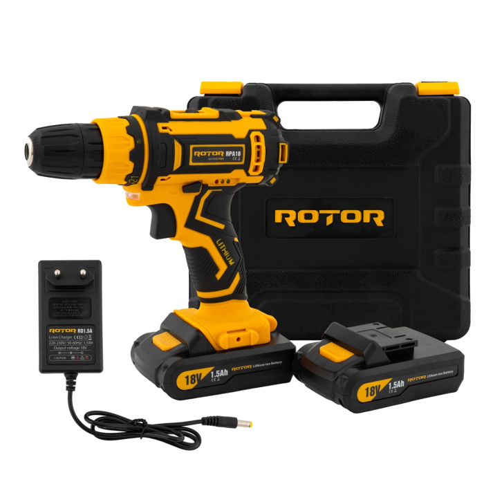 Autofiletanta cu acumulatori , ROTOR RPA18 , 18 V, Cuplu 27 Nm [1]