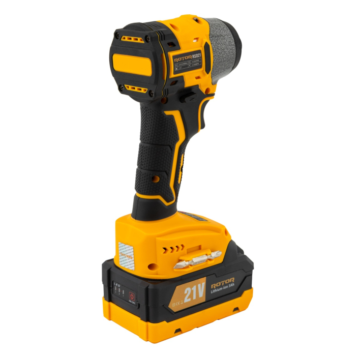 Autofiletanta cu impact pe acumulator ROTOR RSD21, 21 V /3 Ah, 240 Nm,2200 rot/min, 3400 BPM [6]