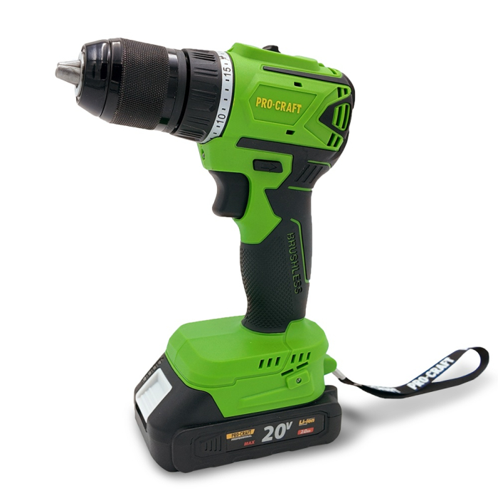 Autofiletanta pe acumulator PROCRAFT PA18LiN, 20 V DC, 2 Ah, 0-600/0-2100 rpm [1]