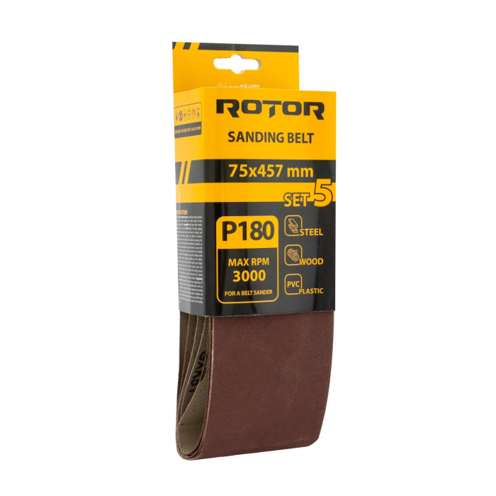 Banda de slefuit ROTOR P180 75*457 set 5 [1]