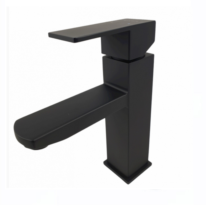 Baterie bucatarie MIXXUS KUB-001 BLACK din otel inoxidabil, Monocomanda, Racorduri incluse [5]