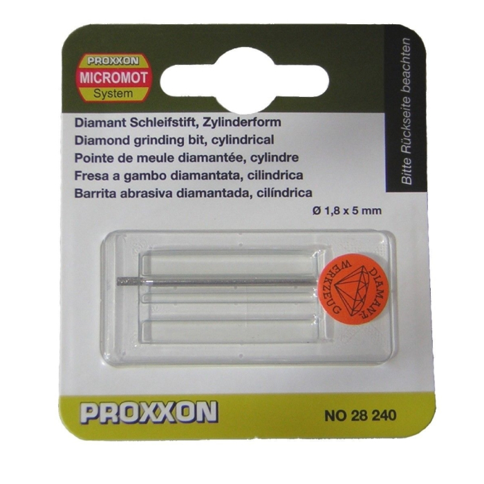 Biax diamantat cilindric, Proxxon 28240, 1.8mm [4]