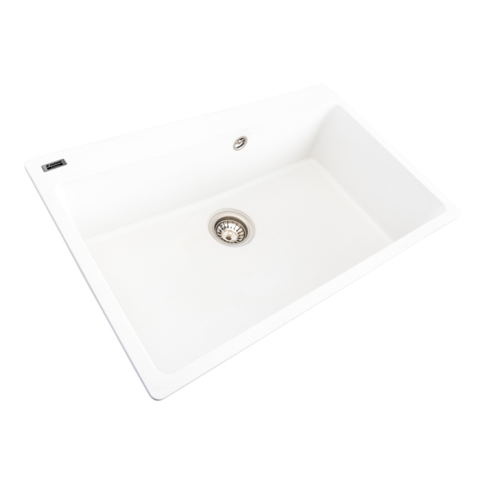 Chiuveta de bucatarie Elefant Premium Bogema, alb , 780 x 500 mm [3]