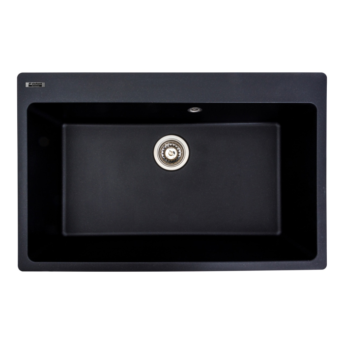 Chiuveta de bucatarie Elefant Premium Bogema, negru metalic , 780 x 500 mm [1]