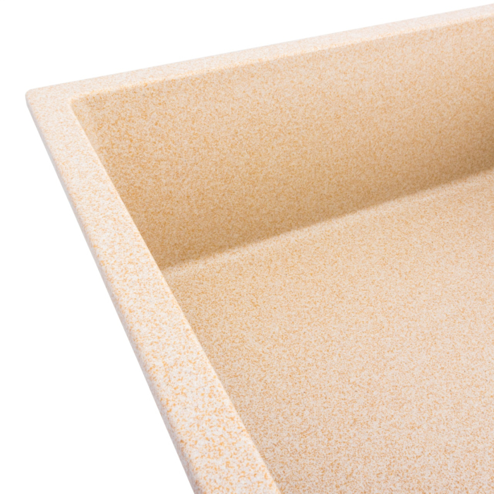 Chiuveta de bucatarie Elefant Premium Diamond Safari Bej , 856x500 mm [4]