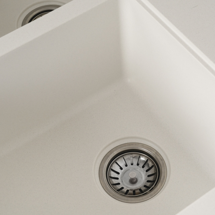 Chiuveta de bucatarie Elefant Premium Harmony , Alb, 775x495/420 mm [7]