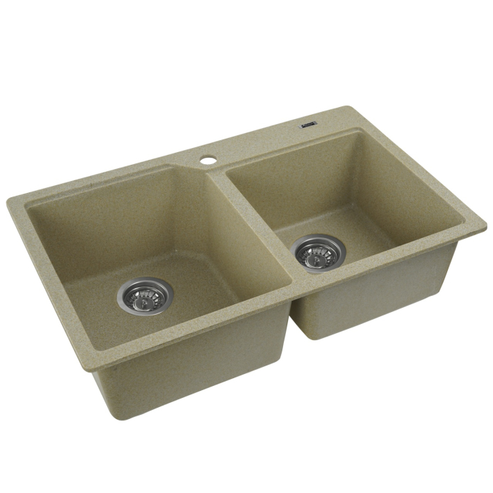 Chiuveta de bucatarie Elefant Premium Harmony , Nisip bej 775x495/420 mm [5]