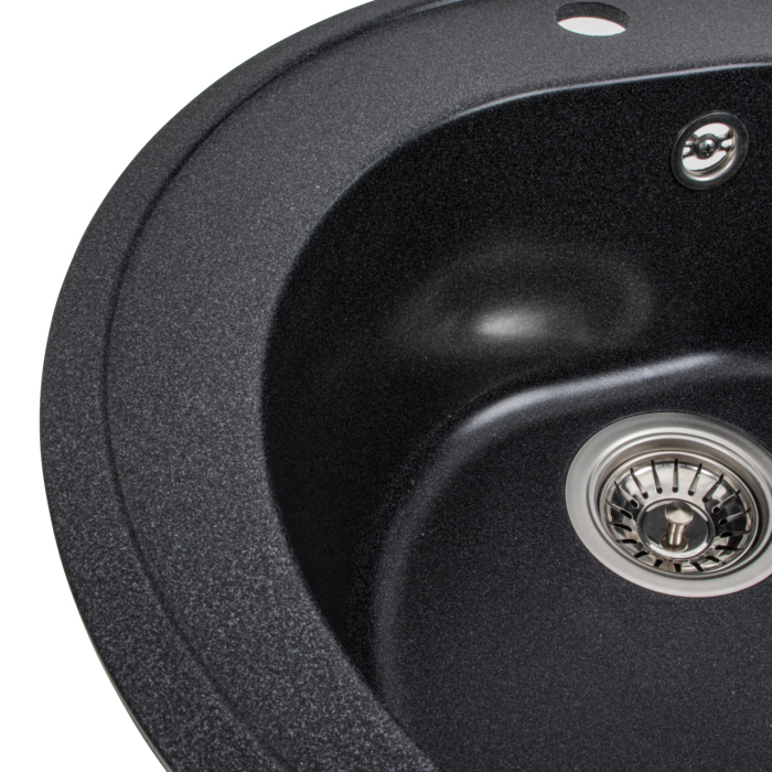 Chiuveta de bucatarie Elefant Premium Luna, Negru, 510 mm [6]