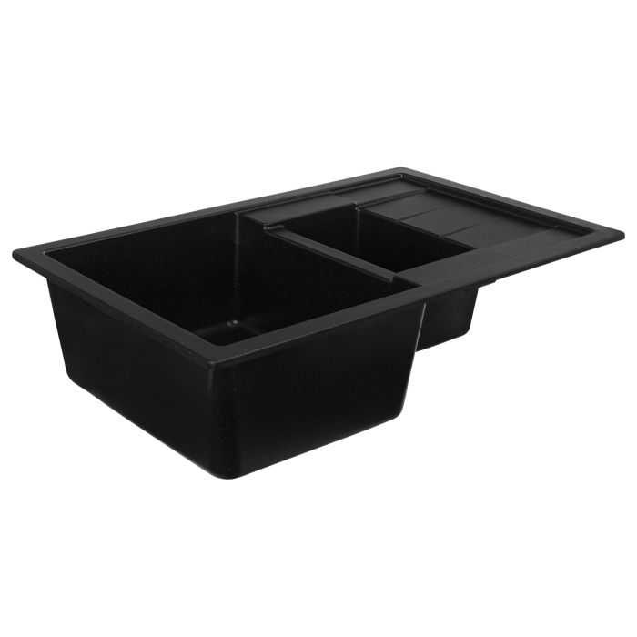 Chiuveta de bucatarie Elefant Premium Toskana Negru metalic 775x495 mm [5]