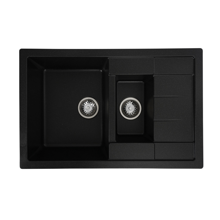 Chiuveta de bucatarie Elefant Premium Toskana Negru metalic 775x495 mm [1]