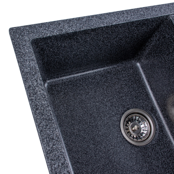 Chiuveta de bucatarie Elefant Premium Troya 7850 , Grafit 776x496 mm [7]