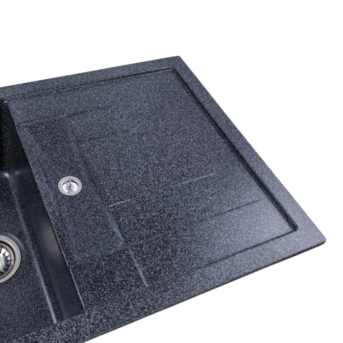 Chiuveta de bucatarie Elefant Premium Troya 7850 , Grafit 776x496 mm [6]