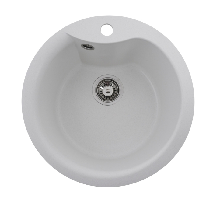 Chiuveta de bucatarie Elefant Premium Turas 480 , Alb 482 mm [1]