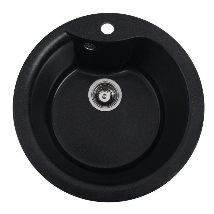 Chiuveta de bucatarie Elefant Premium Turas 480 , Negru metalic 482 mm [1]