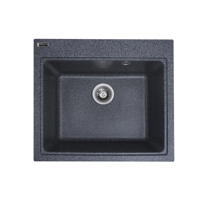 Chiuveta din compozit de granit pentru bucatarie ELEFANT PREMIUM 5852 VESTA Grafit [1]
