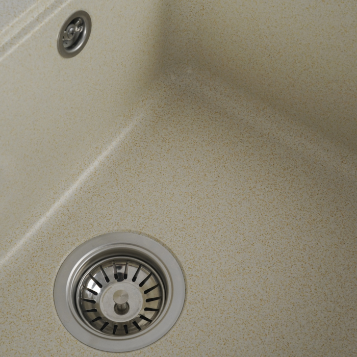 Chiuveta din compozit de granit pentru bucatarie ELEFANT PREMIUM 5852 VESTA Nisip bej 580 x 518 mm [6]