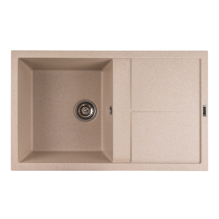 Chiuveta din compozit de granit pentru bucatarie SAFARI BEJ ELEFANT PREMIUM 7850 SELENA [1]