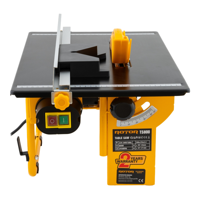 Circular de masa TS800 ROTOR Putere 800 W, Diametru disc 200 x 16 x 2.4 mm, Dimensiune Platforma 500x335 m [6]