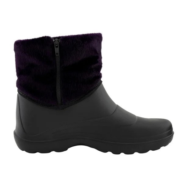 Cizme din PVC Femei Mov/Negru SET 10 PERECHI , Impermeabile, Antiderapante, Captuseala sintetica [5]