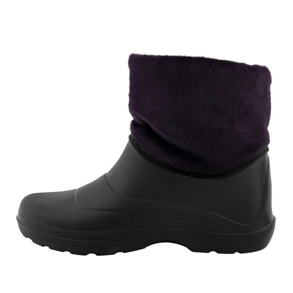 Cizme din PVC Femei Mov/Negru SET 10 PERECHI , Impermeabile, Antiderapante, Captuseala sintetica [2]