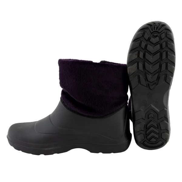 Cizme din PVC Femei Mov/Negru SET 10 PERECHI , Impermeabile, Antiderapante, Captuseala sintetica [3]