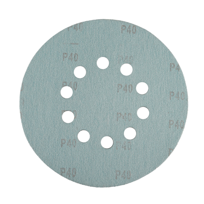 Disc abraziv pentru slefuitor cu excentric KB225.40 PROCRAFT (Set 10 buc) Diametru: 225 mm Granulatie: P40 [3]