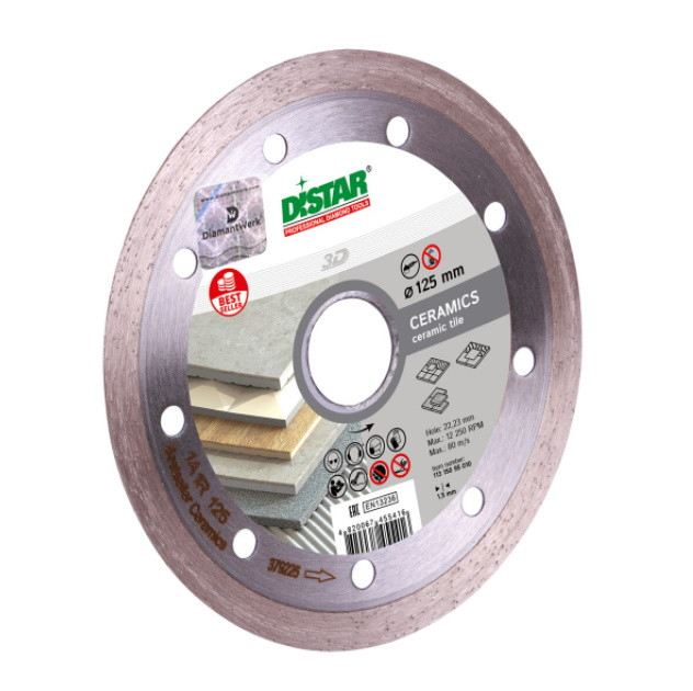 Disc diamantat Keramik 1A1R 125x1, 4x8x22,23 pentru placi ceramice [2]